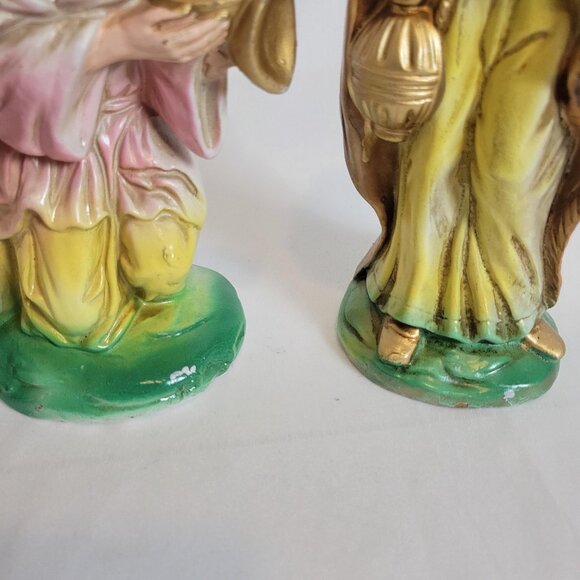 Vintage Homco 3 Wisemen Ceramic Figures 10" #5254 Holiday Nativity Figurine - Picture 6 of 8